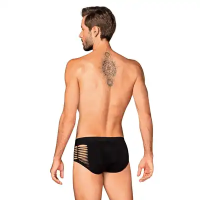 Obsessive - M101 slipy S/M/L - slipy męskie z seksownymi wycięciami z boku. Nowoczesny krój