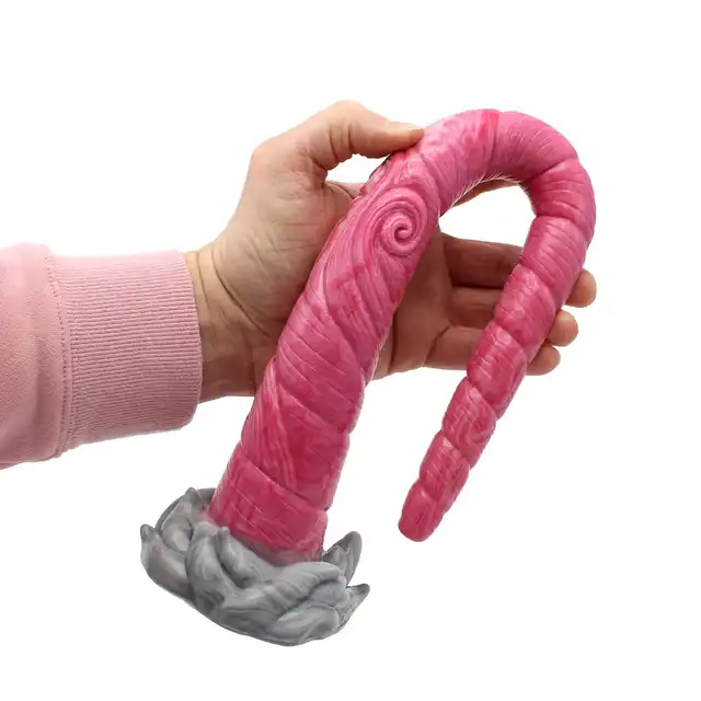 Kiotos Monstar - Beast 21. Długie dildo w kształcie macki morskiego potwora. 45 cm długości, 4,5 cm średnicy 