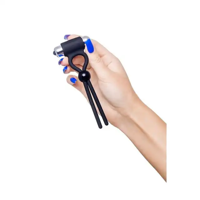 A-Toys - Erection Enchancing Lasso Ect. W pełni regulowany ring na penisa z wibrującym pociskiem. Stymulacja wibracjami i wydłużenie stosunku