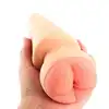 Kiotos - Butt Plug Masturbator 2 in 1. Masturbator i korek analny w jednym. Cyberskóra, teksturowany rękaw i kształtne pośladki!