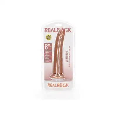 Slim Realistic Dildo with Suction Cup - 8""/ 20,5 cm