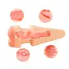 Kiotos - Butt Plug Masturbator 2 in 1. Masturbator i korek analny w jednym. Cyberskóra, teksturowany rękaw i kształtne pośladki!