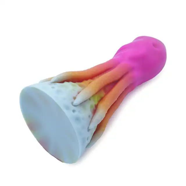 Kiotos Monstar - Beast 54. Wielkie dildo w kształcie ośmiornicy. 29 cm długości, 8 cm średnicy