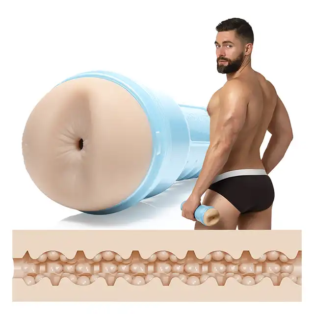 Fleshjack Boys - Griffin Barrows Cake. Super realistyczny masturbator w kubeczku. Anus najgorętszego bottoma w branży porno. Ultra stymulujące wnętrze zakończone ciasnym anusem