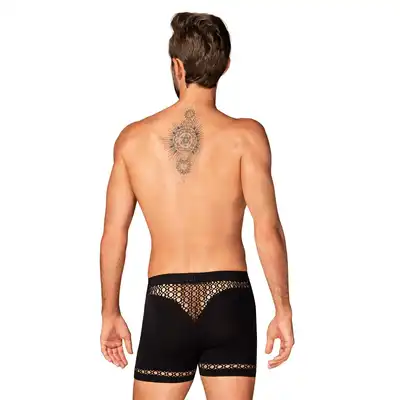 Obsessive - M102 bokserki S/M/L - męskie bokserki z eleganckim wzorem. Nowoczesny krój