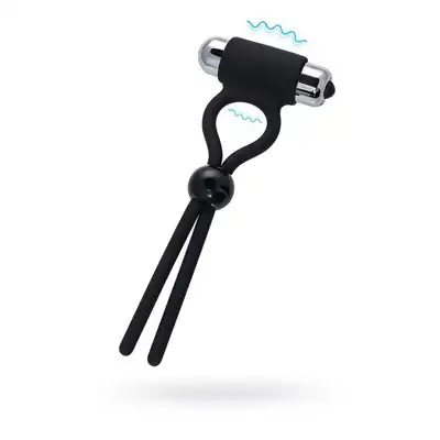 A-Toys - Erection Enchancing Lasso Ect. W pełni regulowany ring na penisa z wibrującym pociskiem. Stymulacja wibracjami i wydłużenie stosunku
