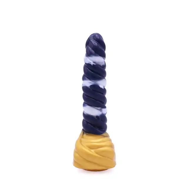 Kiotos Monstar - Beast 37. Spiralnie prążkowane dildo unikalnej bestii. 23,5 cm długości oraz 4 cm średnicy