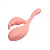 Calexotics - Elle Liquid Silicone Bunny Pink - wibrator premium o ergonomicznym kształcie z wyjątkowym króliczkiem do stymulacji