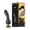 Shunga - SANYA - Intimate massager black - luksusowy wibrator do stymulacji waginalnej lub łechtaczki z hipoalergicznego silikonu 