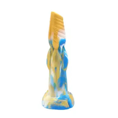 Kiotos Monstar - Beast 19. Niezwykłe dildo. Penis kosmity, unikalne żłobienia. 25 cm długości, 6 cm średnicy 