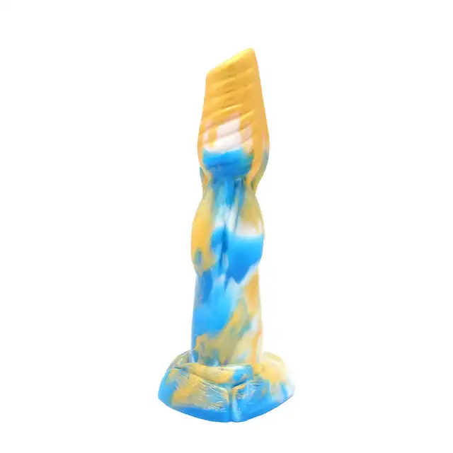 Kiotos Monstar - Beast 19. Niezwykłe dildo. Penis kosmity, unikalne żłobienia. 25 cm długości, 6 cm średnicy 