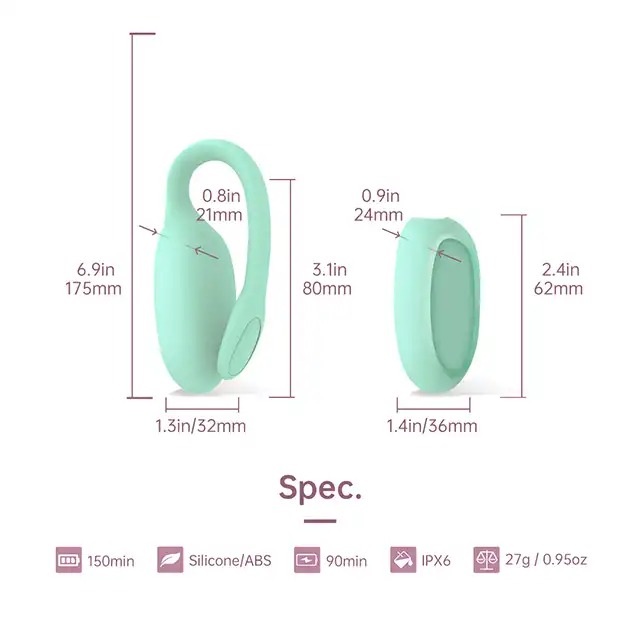 Magic Motion - Fitcute Kegel Rejuve. Jajeczko do ćwiczenia mięśni kegla z innowacyjnym sensorycznym systemem. Na aplikację 