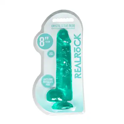 Realistic Dildo with Balls - 8""/ 21 cm