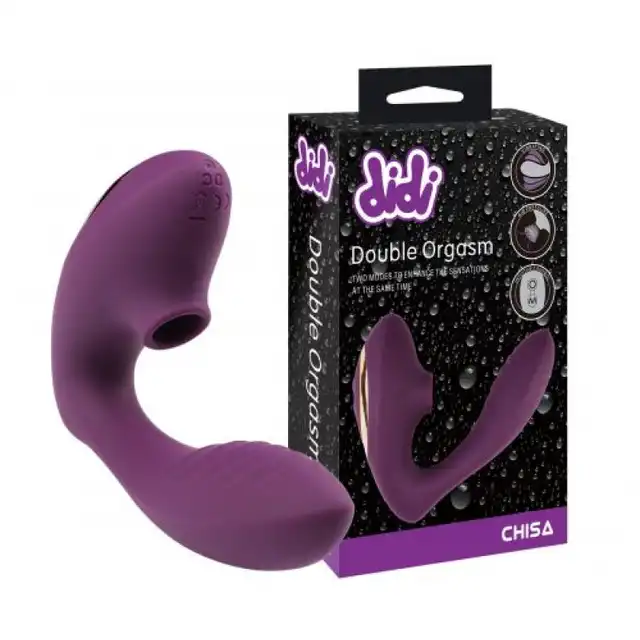 Chisa - Double Orgasm. Wibrator do podwójnej kobiecej stymulacji. Połączenie stymulacji ciśnieniowej i wibracyjnej. Pokonaj granice przyjemności i doświadcz niepowtarzalnych doznań