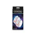 NSNovelties - Cosmo Bondage Wrist Cuffs - połączone kajdanki. Elektryzujący wzór holo