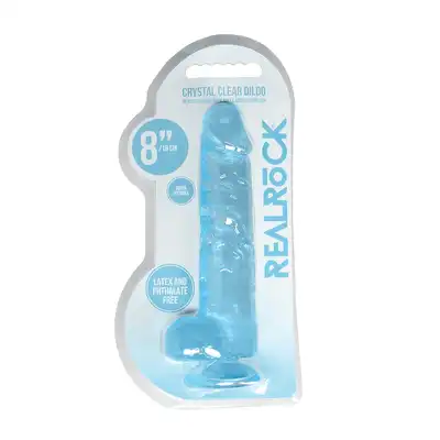 Realistic Dildo with Balls - 8""/ 21 cm