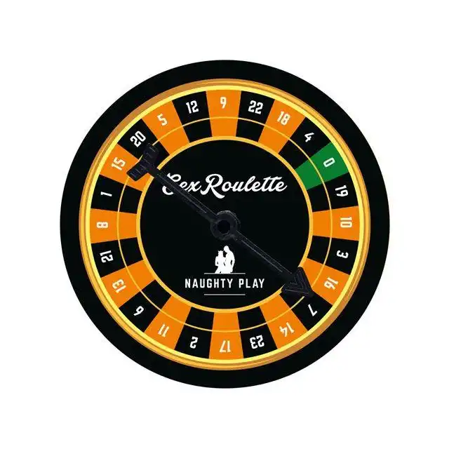 Sex Roulette - Naughty Play. Erotyczna ruletka z wyzwaniami dla dwojga. Rozpalcie w sobie niegrzeczną zmysłowość