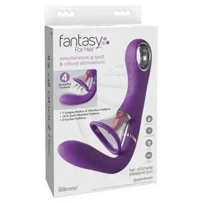 Fantasy For Her - Her Ultimate Pleasure Pro - ekscytująca stymulacja oralna i punktu G w jednej, luksusowej zabawce! 