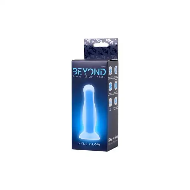 Beyond - Kyle Glow. Plug analny świecący w ciemności. Technologia Dual-Density i mocna przyssawka to idealne połączenie analne