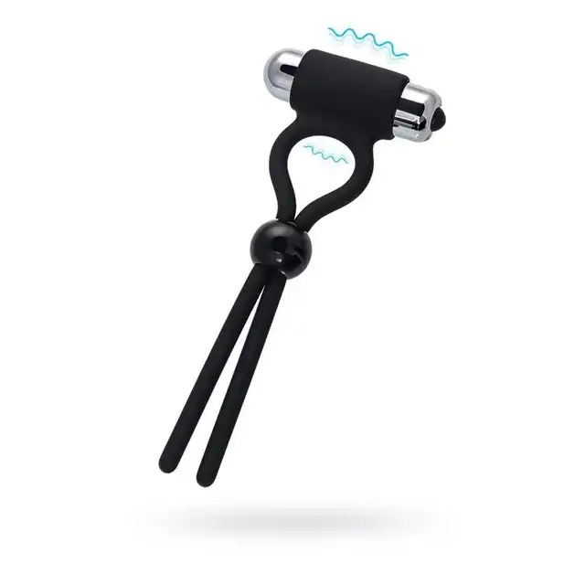 A-Toys - Erection Enchancing Lasso Ect. W pełni regulowany ring na penisa z wibrującym pociskiem. Stymulacja wibracjami i wydłużenie stosunku