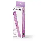 A-Toys - Tanza. Elastyczne dildo podwójne. Dwie różne powierzchnie stymulacyjne dla zupełnie personalnych doznań