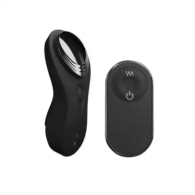 Dorcel - Discreet Vibe + Panty Vibrator with Remote Control - Black - wibrator do majtek z silnym magnesem. Ciesz się wszędzie przyjemnością! 
