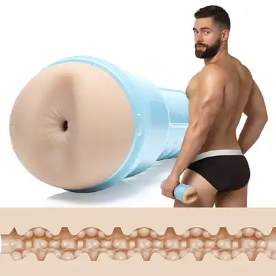 Fleshjack Boys - Griffin Barrows Cake. Super realistyczny masturbator w kubeczku. Anus najgorętszego bottoma w branży porno. Ultra stymulujące wnętrze zakończone ciasnym anusem