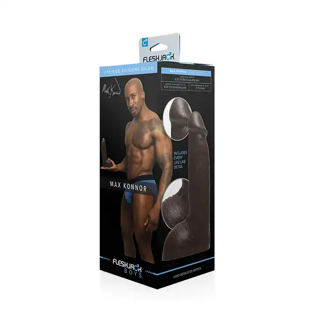 Fleshjack Boys - Max Connor Dildo. Realistyczne dildo wykonane na podstawie prawdziwego odlewu gwiazdy! Potężne rozmiary sprawią, że będziesz pragnął wracać do niego po więcej