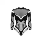 Obsessive - B135 body XL/XXL - seksowne body wykonane z przyjemnej dzianiny. Otwarty krok