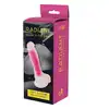 RADIANT SOFT SILICONE GLOW IN THE DARK DILDO LARGE PINK