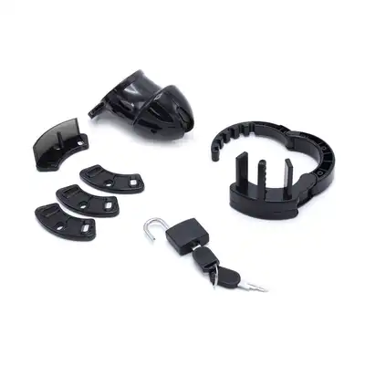 Oproducts - Plastic Adjustable Chasity Device. Lekka klatka na penisa o regulowanej średnicy 