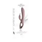 Hot Fantasy - Felicity Leno USB, Wibrator ze stymulatorem łechtaczki. Wysokiej klasy silikon i odcień pudrowego różu