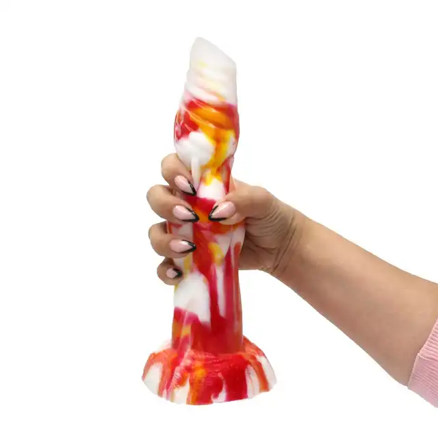 Kiotos Monstar - Beast 12. Dildo w kształcie penisa kosmicznej bestii. 15,5 cm długości, 6 cm średnicy