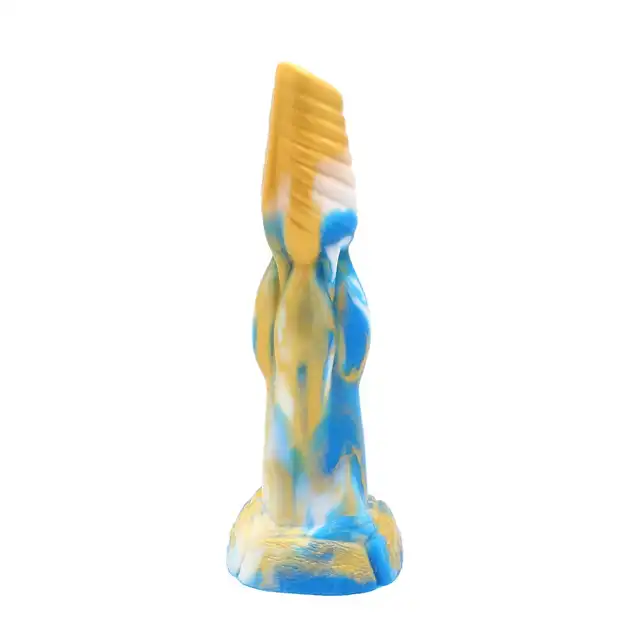 Kiotos Monstar - Beast 19. Niezwykłe dildo. Penis kosmity, unikalne żłobienia. 25 cm długości, 6 cm średnicy 