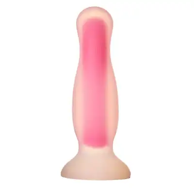 RADIANT SOFT SILICONE GLOW IN THE DARK PLUG LARGE PINK