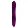 7Candy - Grip Hot Rabbit Purple. Wibrator do punktu G z króliczkiem do łechtaczki. Elegancki odcień fioletu z dodatkiem złota 