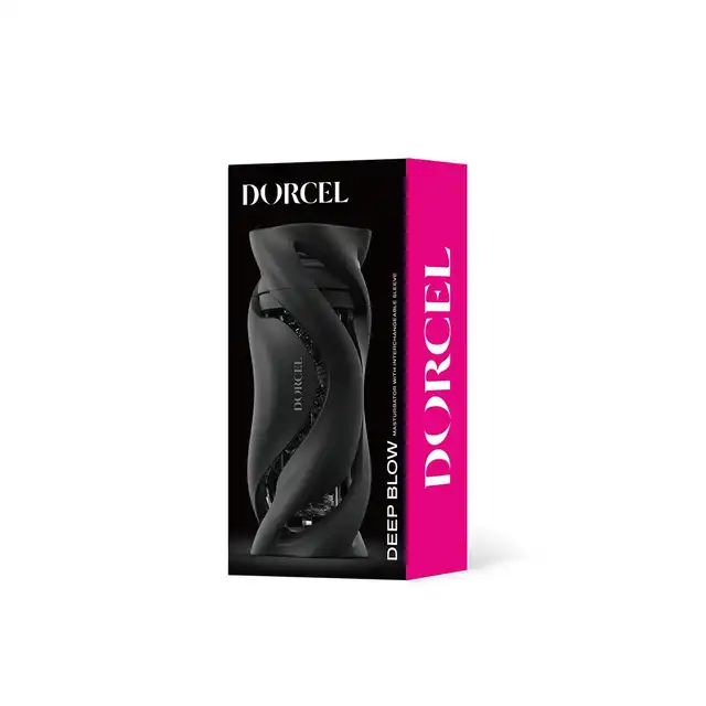 Dorcel - Deep Blow. Zupełnie wyjątkowy nowoczesny masturbator męski. Ergonomiczna obudowa i wymienny ultra miękki rękaw stymulujący