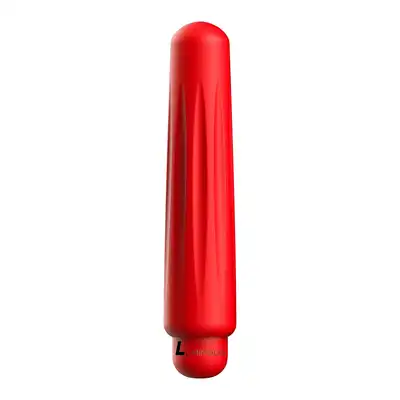 Delia - ABS Bullet With Sleeve - 10-Speeds - Red
