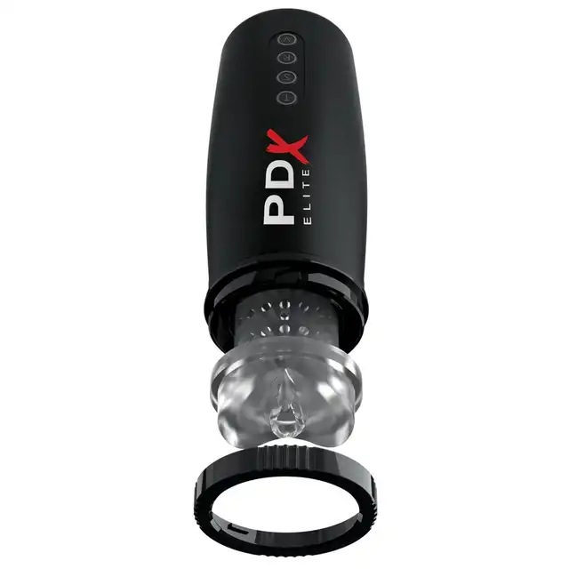 PDX Elite - Moto Bator 2. Nowoczesny masturbator z funkcją ssania, ruchu posuwistego i wibracji. Imitacja seksu oralnego