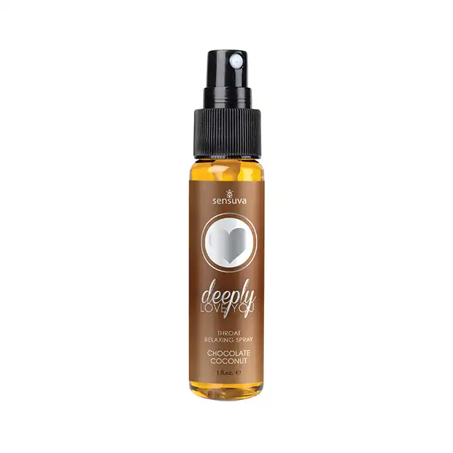 Sensuva - Deeply Love You  30 ml. Relaksujący sprej do gardła o smaku czekoladowo-kokosowym. Do głębokich, oralnych pieszczot 