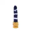 Kiotos Monstar - Beast 37. Spiralnie prążkowane dildo unikalnej bestii. 23,5 cm długości oraz 4 cm średnicy