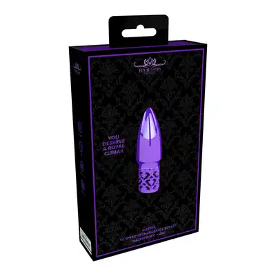 Glitter - Rechargeable ABS Bullet - Purple