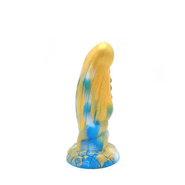 Kiotos Monstar - Beast 19. Niezwykłe dildo. Penis kosmity, unikalne żłobienia. 25 cm długości, 6 cm średnicy