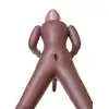 Bseries -  Kickboxer. Dmuchana męska lalka z nadrukiem włosów na klatce piersiowej. Otwór analny, penis 20 cm. Super zabawa gwarantowana. 