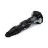 Kiotos Monstar - Beast 11. Dildo w kształcie penisa kosmity. Prążkowane, nieregularne. 25,5 cm długości, 6 cm średnicy