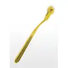 Taboom - Wartenberg Wheel. Złote kółko Wartenberga z pojedynczym rzędem igieł. Poczuj rozkosz ostrych niczym małe igły szpilek, które obracają się płynnie podczas przesuwania po skórze