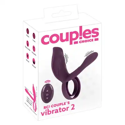 Couples Choice - RC Couples Vibrator 2. Niesamowity wibrator dla Par. Stymuluje łechtaczkę, punkt G, penisa oraz jądra. Nowe doznania podczas penetracji. 