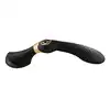 Shunga - ZOA - Intimate massager black - luksusowy, wielofunkcyjny wibrator o potężnym silniku wykonany z silikonu premium 