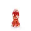 Kiotos Monstar - Beast 6. Marmurkowe dildo w kształcie jaja potwora o prążkowanej powierzchni. 6,5 cm średnicy