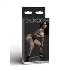 Taboom - Expandable Spread Bar with Ankle Cuffs. Wytrzymały drążek w zestawie z kajdankami na kostki. Regulacja długości drążka pozwala Ci rozchylić nogi partnerki tak jak lubisz